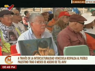 Venezolanos rechazan el desplazamiento y ataque de Israel contra el pueblo palestino