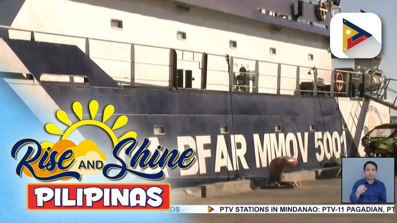 BRP Lapu-Lapu ng BFAR at BRP Cabra ng PCG, sinamahan ang mga mangingisdang Pinoy sa paglatag ng payao sa Rozul Reef