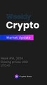 Week #14 - 03.31 to 04.07 CRYPTO MARKET | Weekly Update #shorts #crypto #price #update