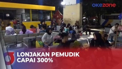 Lonjakan Pemudik Terminal Kampung Rambutan Capai 300%