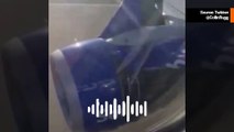 ビデオ：ボーイング737のエンジン部分が離陸中に外れる瞬間を捉える