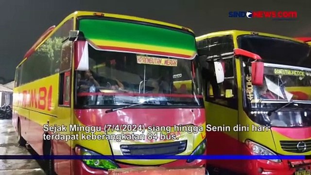 Jumlah Pemudik Terminal Kampung Rambutan pada Arus Mudik Melonjak 300%