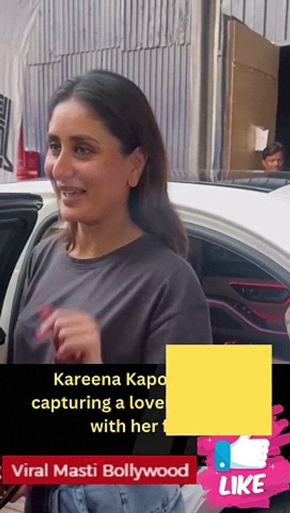 Kareena Kapoor Khan capturing a lovely moment with her fan!