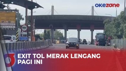 Sempat Macet Horor, Antrean Kendaraan di Exit Tol Merak Mulai Lengang Pagi Ini