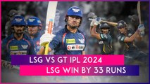 LSG vs GT IPL 2024 Stat Highlights: Yash Thakur's Five-Wicket Haul Guides LSG To Victory