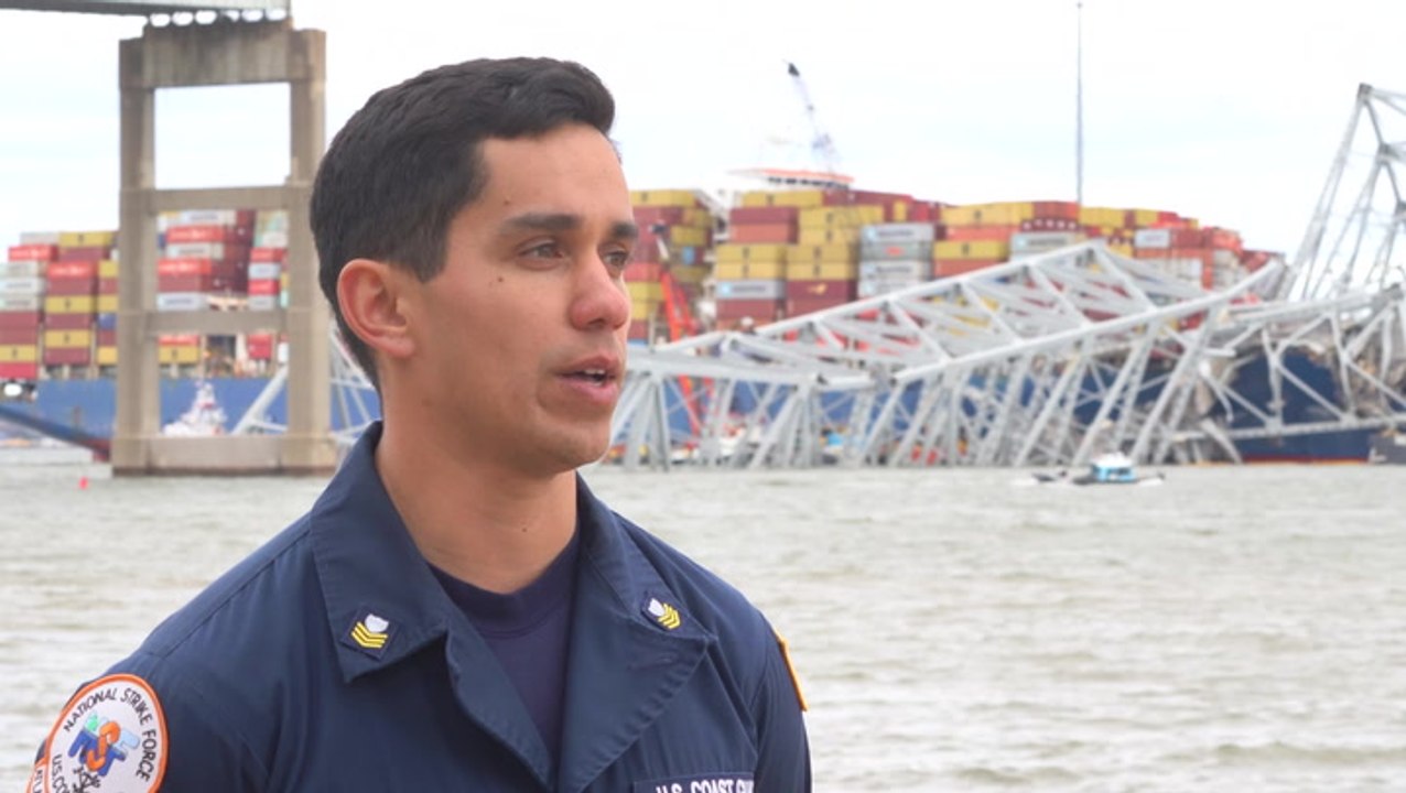 ‘Like nothing you’ve ever seen’: Coast Guard describes conditions aboard ship that crashed into Baltimore Bridge