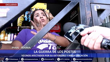 ¡Exclusivo! La guerra de los postes: vecinos afectados por deterioros y mala ubicación