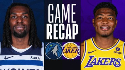 Game Recap: Timberwolves 127, Lakers 117