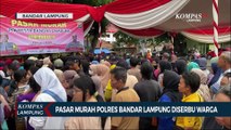 Pasar Murah Polres Bandar Lampung Diserbu Warga