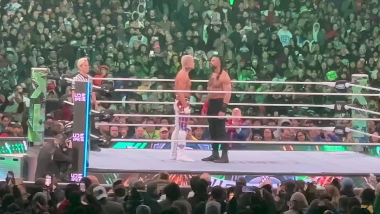 Roman Reigns vs Cody Rhodes WWE Universal Championship FULL MATCH