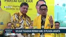 Tugaskan Ridwan Kamil Maju di Pilkada Jakarta, Begini Kata Ketum Golkar Airlangga