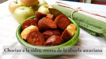 Chorizo a la sidra, receta de la abuela asturiana