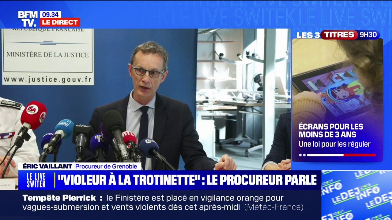 "Violeur à la trottinette" à Grenoble: un homme...