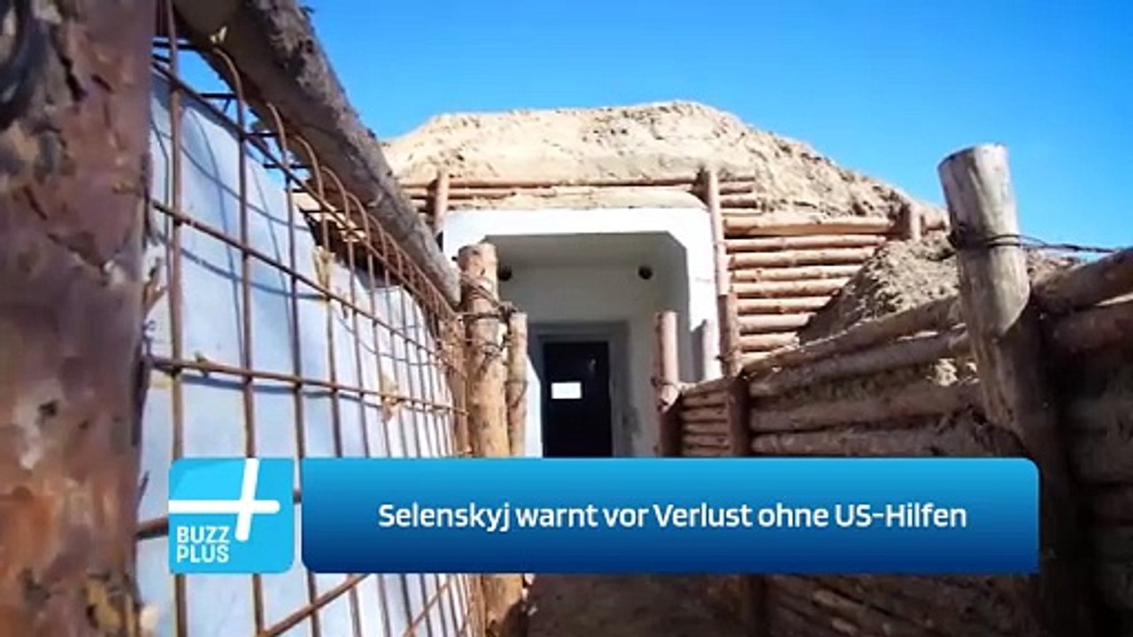 Selenskyj warnt vor Verlust ohne US-Hilfen