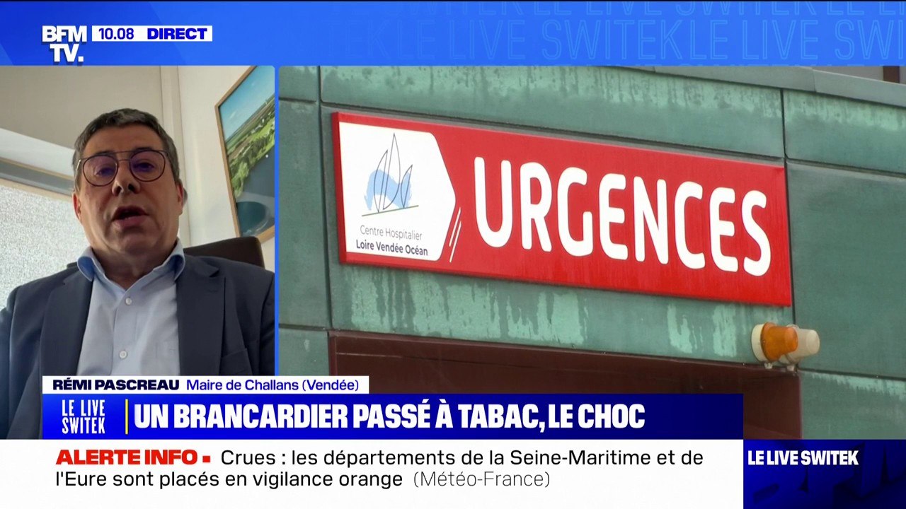 Brancardier passé à tabac en Vendée: "C'est un acte inacceptable", déclare Rémi Pascreau, maire de Challans