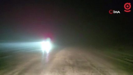 Tokat'ta nisan yağmuru beklenirken kar sürprizi