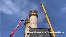 Inceneritore di San Donnino, iniziato l'abbattimento