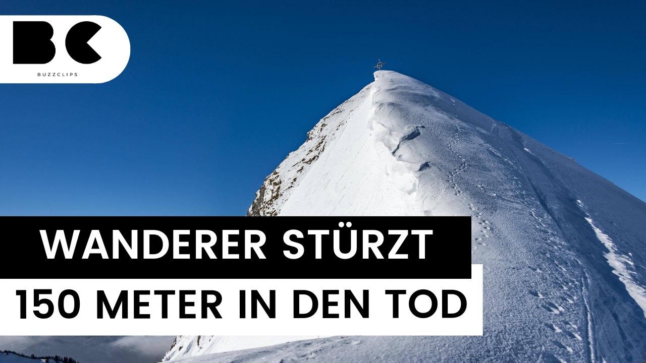 Deutscher Wanderer stürzt über 150 Meter in den Tod
