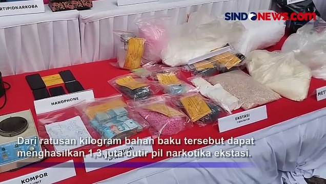 Sita Ratusan Bahan Narkoba, Polisi Bongkar Pabrik Ekstasi Jaringan Fredy Pratama di Sunter