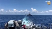 فيديو: تدريبات بحرية أمريكية بمشاركة اليابان وأستراليا والفلبين في بحر جنوب الصين