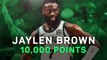 Jaylen Brown: Celtics star hits 10k points milestone