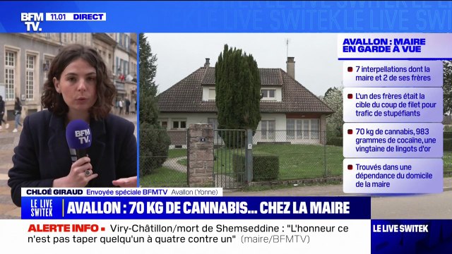 Avallon : 70 kilogrammes de cannabis trouvés dans une dépendance du domicile de la maire de la ville