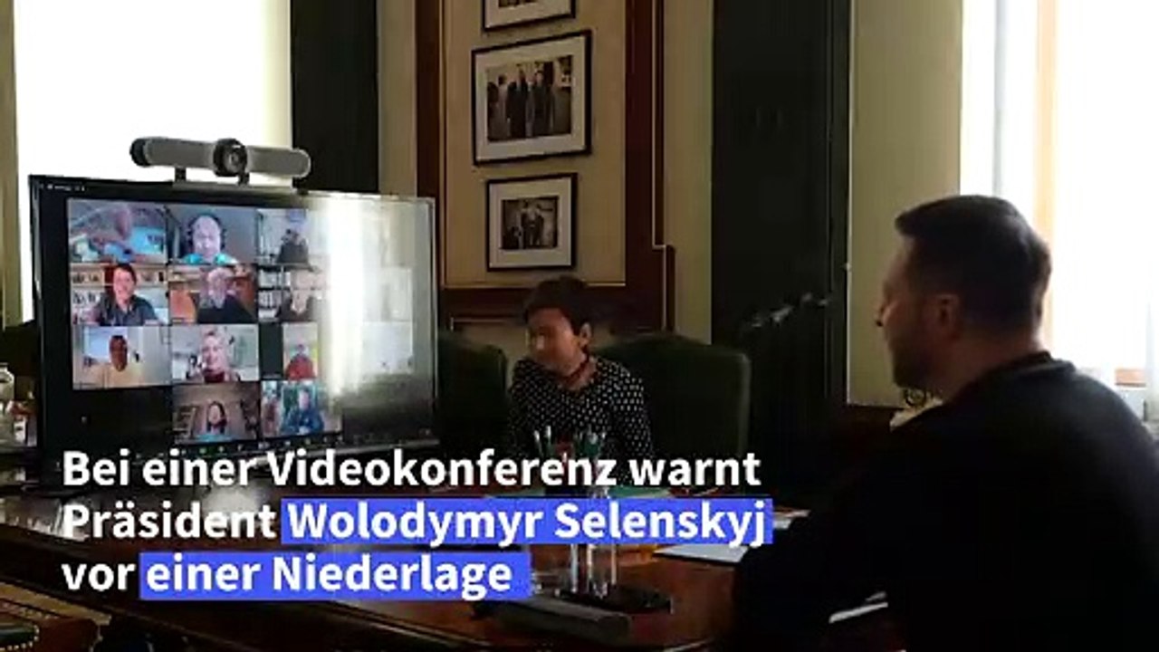 Selenskyi warnt vor Niederlage der Ukraine ohne US-Hilfspaket