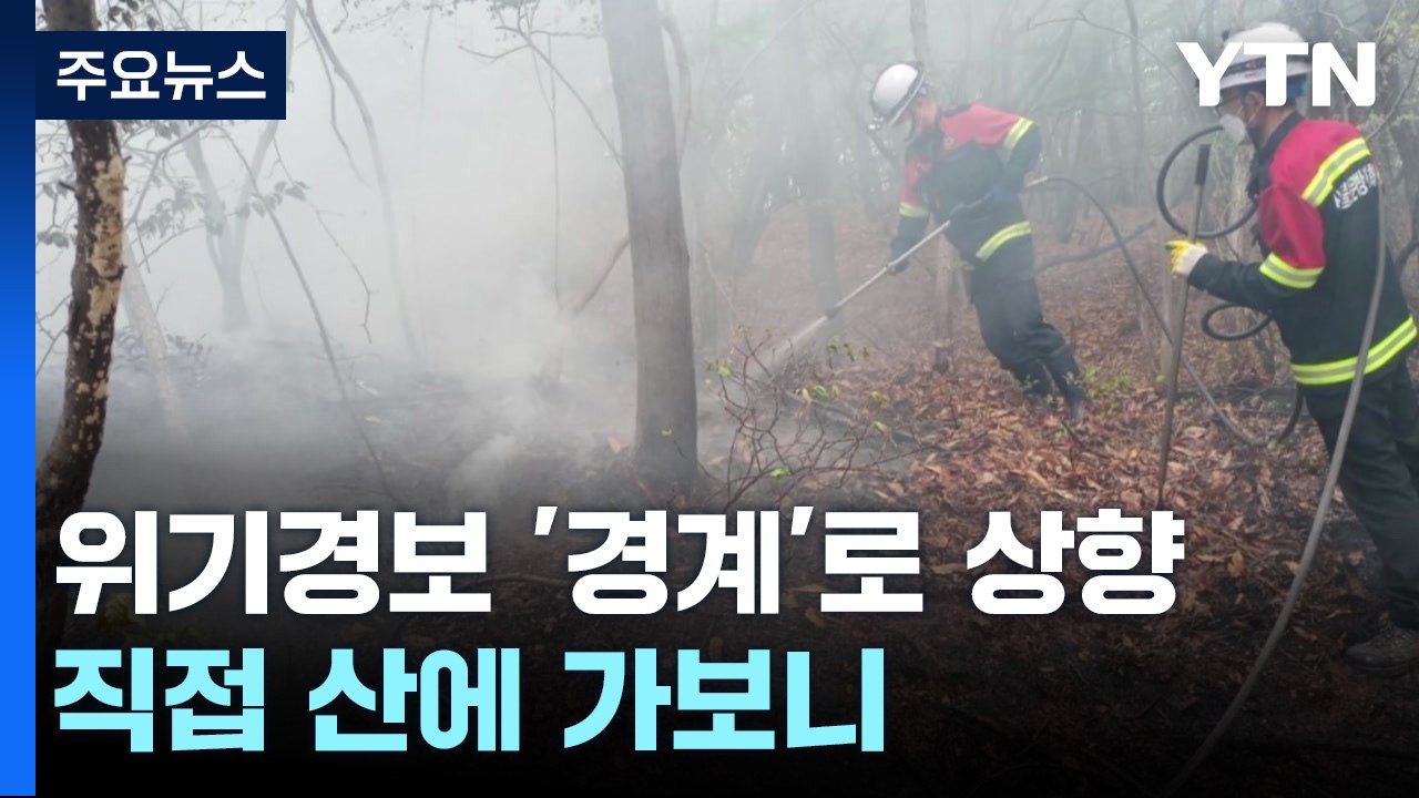 산불 위기경보 '경계' 발령...직접 산에 가보니 / YTN