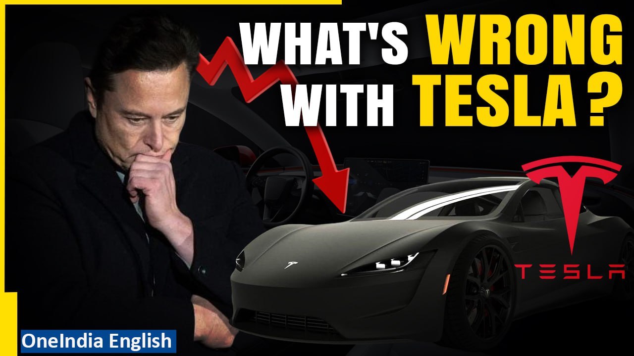 Unravelling Tesla's Turmoil: Declining Sales, Competition, and Elon Musk's Impact | Oneindia News
