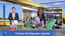 Disaster Relief Efforts Continue After 7.2 Magnitude Hualien Earthquake