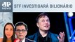 Elon Musk ameaça ignorar Justiça do Brasil; Amanda Klein e Cristiano Vilela analisam