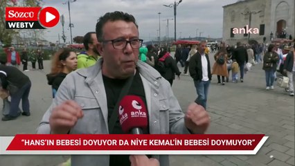 Eminönü'nde alışveriş yapan Almancı hayrete düştü: Burada millet nasıl geçiniyor