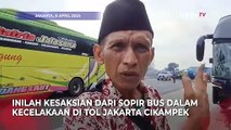 Inilah Kesaksian Sopir Bus dalam Kecelakaan di Tol Jakarta-Cikampek Kilometer 58