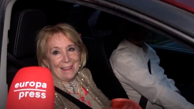 El marido de Esperanza Aguirre asegura que ha bebido mucho mientras conducía y ella señala que era una broma