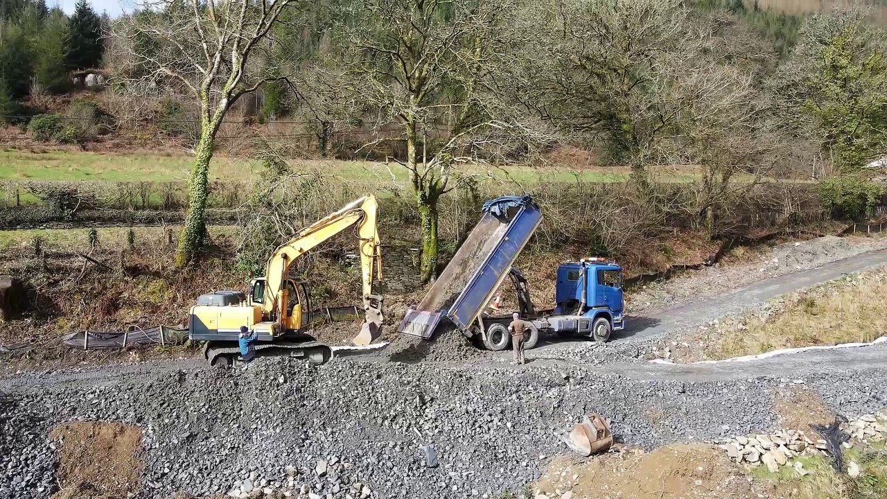 Corris Railway southern extension April 2024 update video - video ...