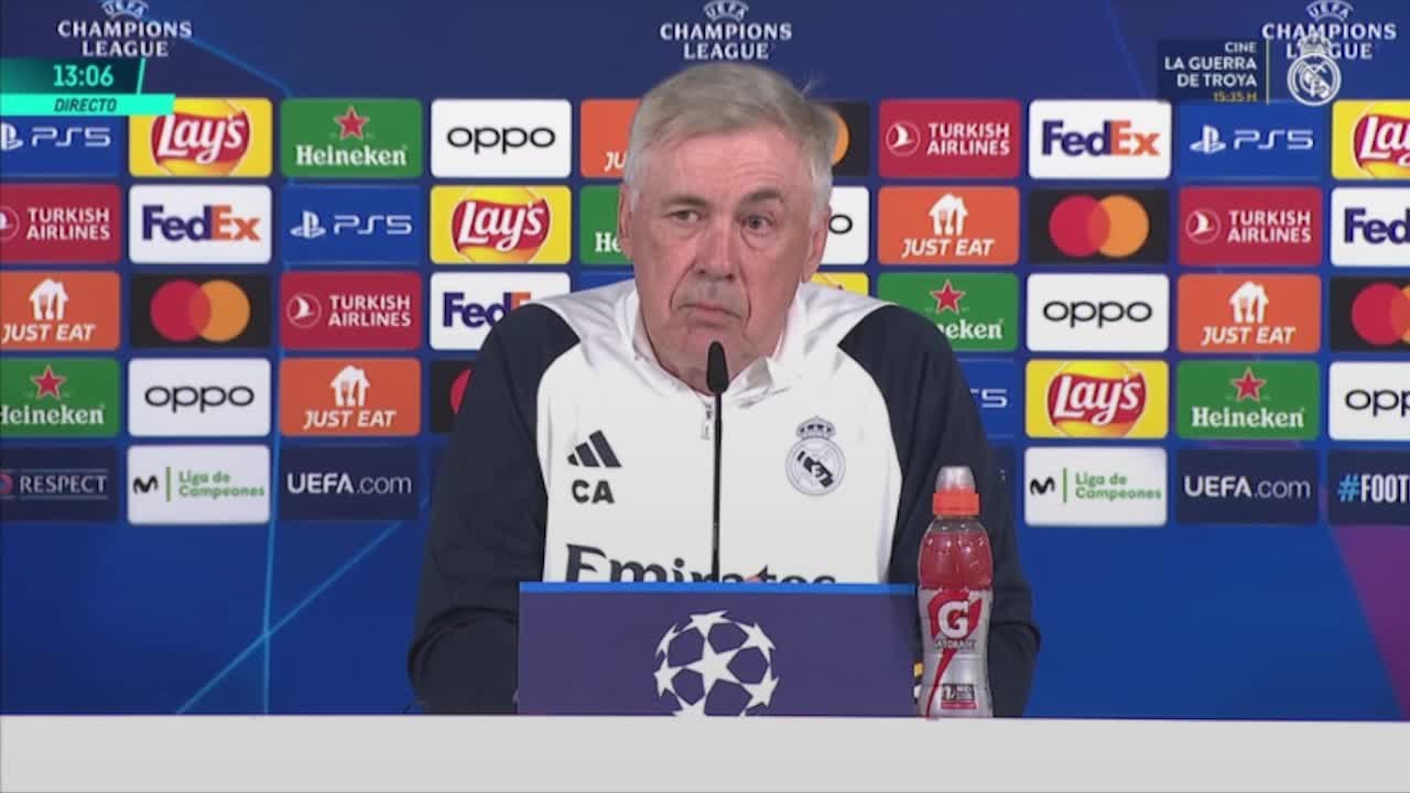Ancelotti explica la derrota en la eliminatoria contra el Manchester City la temporada pasada