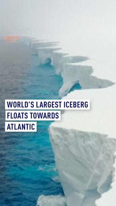 World’s largest iceberg floats towards the Atlantic - video Dailymotion