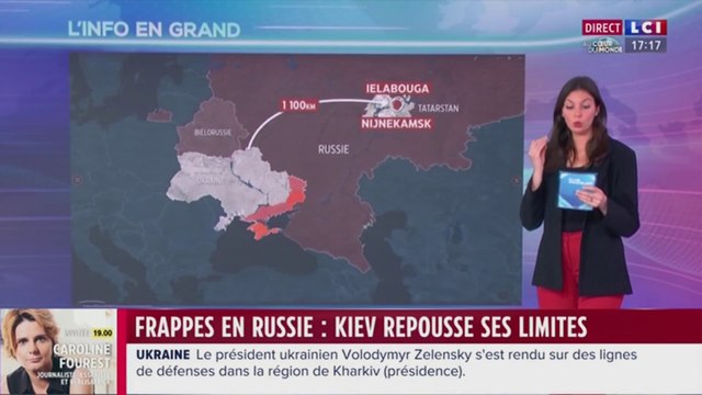 Frappes en Russie : Kiev repousse ses limites - Laura Roudot sur LCI (09/04/2024)