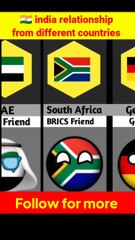 India relationship from different countries ❤️