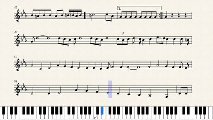 النوتة الموسيقية,,,,لمقطع الغناء ,,,,جبار .. فى رقته جبار,,,,لعبد الحليم,,,,, تدوين ماهر الغمرى