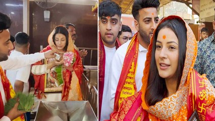Shehnaaz Gill ने New Song Dhup Lagdi के लिए की पूजा, Siddhivinayak Mandir में टेका माथा! FilmiBeat