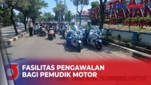 Polrestabes Semarang Berikan Fasilitas Pengawalan Bagi Pemudik Motor hingga ke Perbatasan