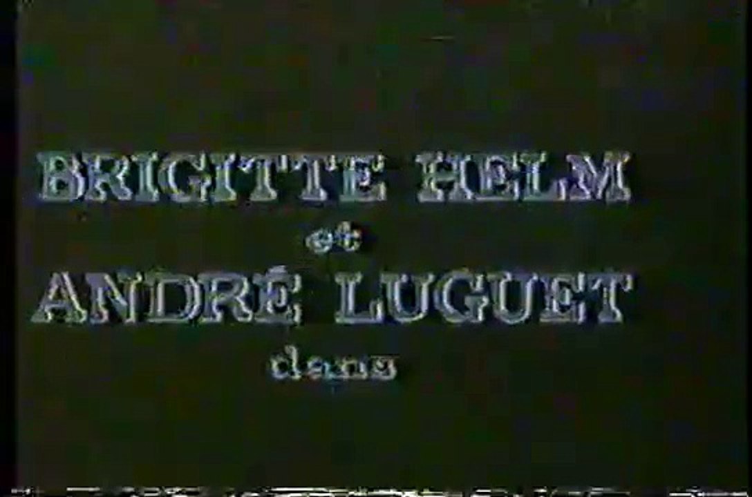 Gloria Hans Berendt 1931 André Luguet Jean Gabin Drame