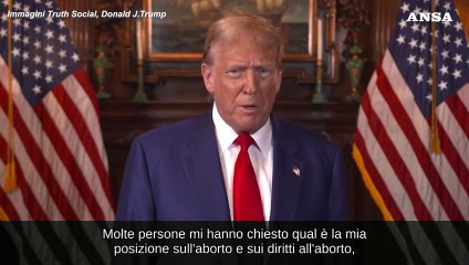 Trump respinge il divieto: "Sull'aborto legiferi ogni Stato"