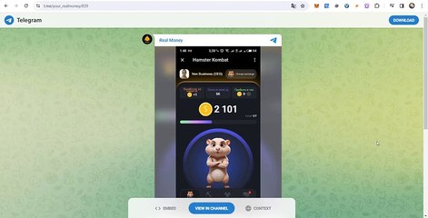HAMSTER KOMBAT ОБЗОР НОВОЙ ТАПАЛКИ БЕЗ ВЛОЖЕНИЙ