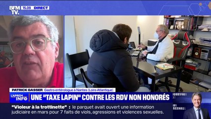 "Taxe lapin" pour les rendez-vous non honorés: "Les consultations deviennent un bien rare et la population doit prendre conscience de ça" explique Patrick Gasser, gastro-entérologue à Nantes