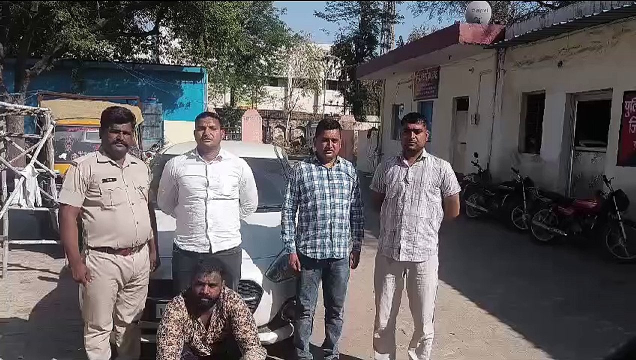 रंगदारी मांगने का आरोपी गज्जू गैंग का सदस्य पकड़ा, देखें वीडियो