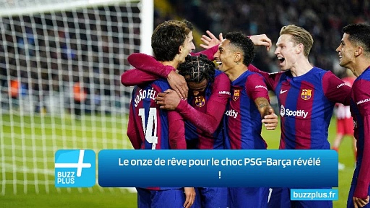 Le onze de rêve pour le choc PSG-Barça révélé !