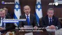 Netanyahu says Israel 'one step from victory' against Hamas in Gaza