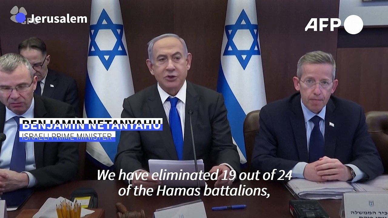 Netanyahu says Israel 'one step from victory' against Hamas in Gaza